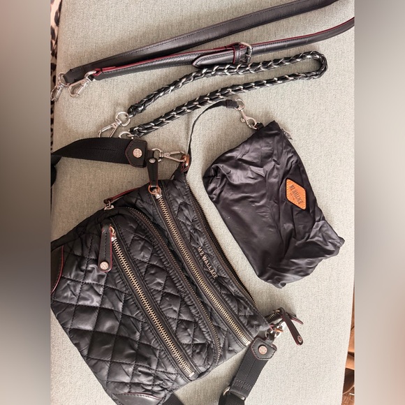 MZ Wallace Quilted Black Downtown Crosby Crossbody Bag - Picture 4 of 12